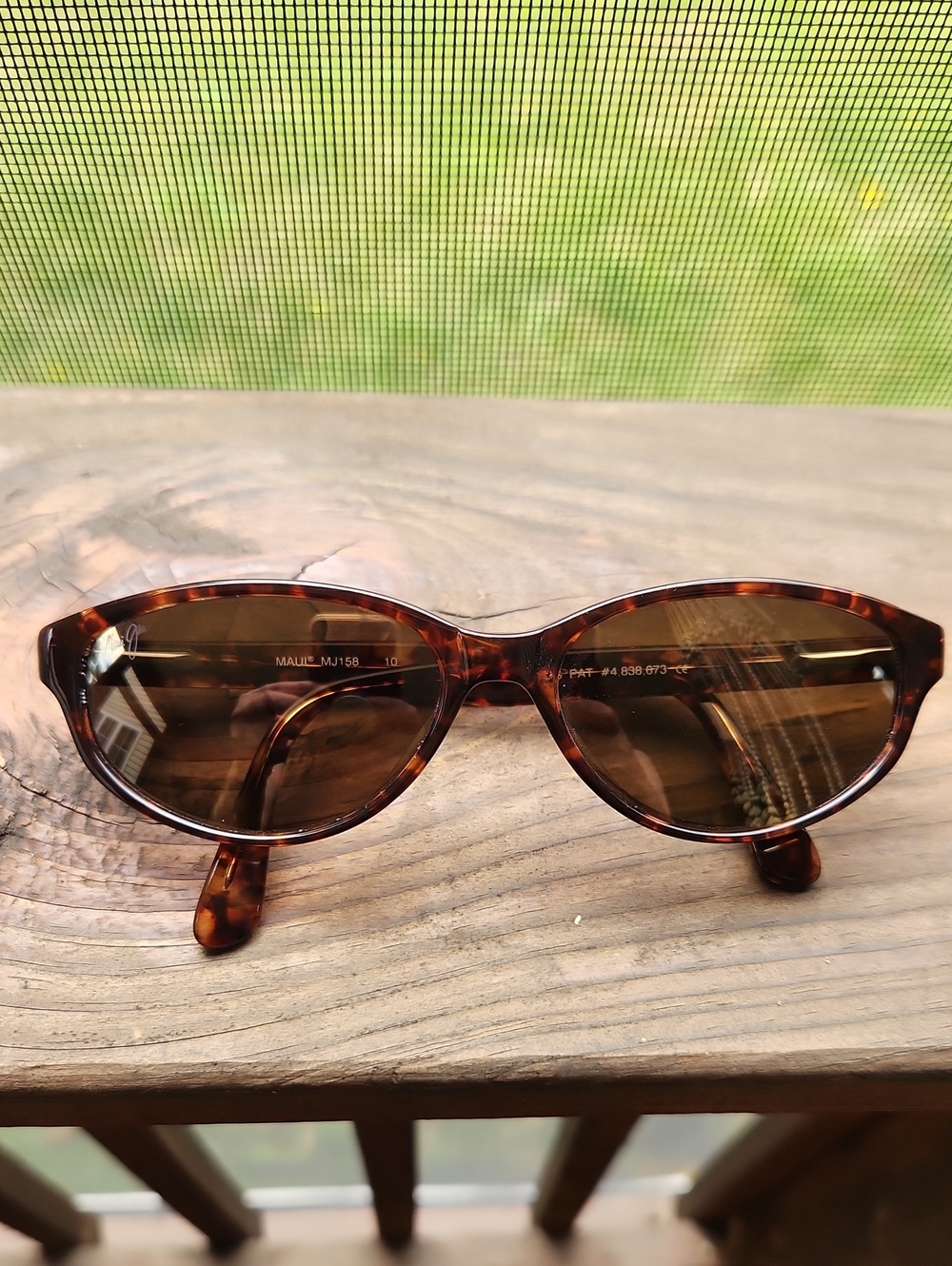 Vintage Maui Jim Tortoiseshell Sunglasses MJ158. 10 - Picture 2 of 14